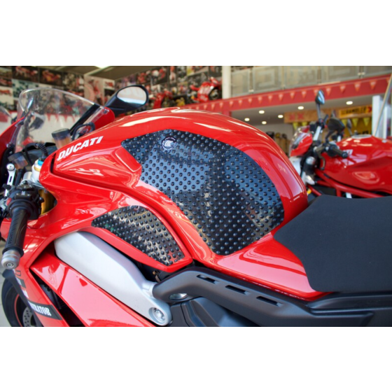 Протектор за резервоар R&amp;G RACING Eazi-Grip Evo Tank Traction Pads Set - Black Ducati Panigale V4