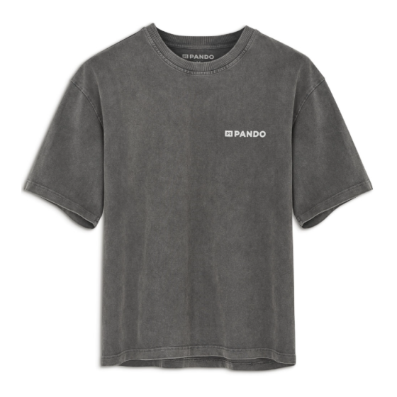 Тениска PANDO MOTO ALEX RUNA – ACID Washed Oversized