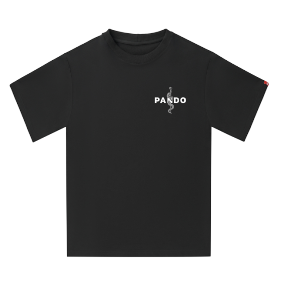 Тениска PANDO MOTO LUKE PAIN BLACK – Oversized