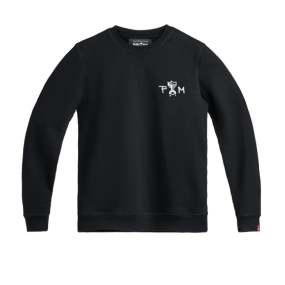 Тениска с дълъг ръкав PANDO MOTO JOHN SKULL 01 - Regular Fit