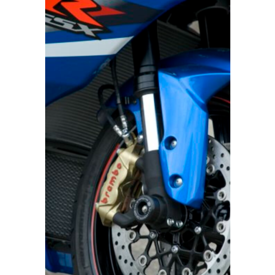 Краш тапи за ост R&amp;G RACING Fork Guards Black Suzuki GSX-R 1000