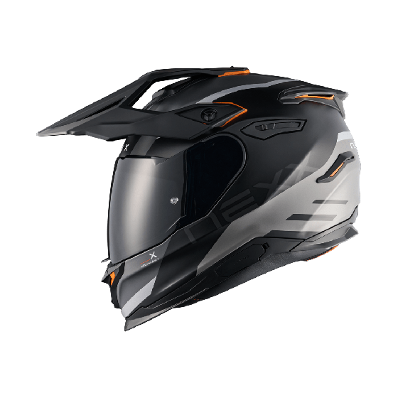 Адвенчър каска NEXX Y.TRAVL QUEST BLACK GREY MATT