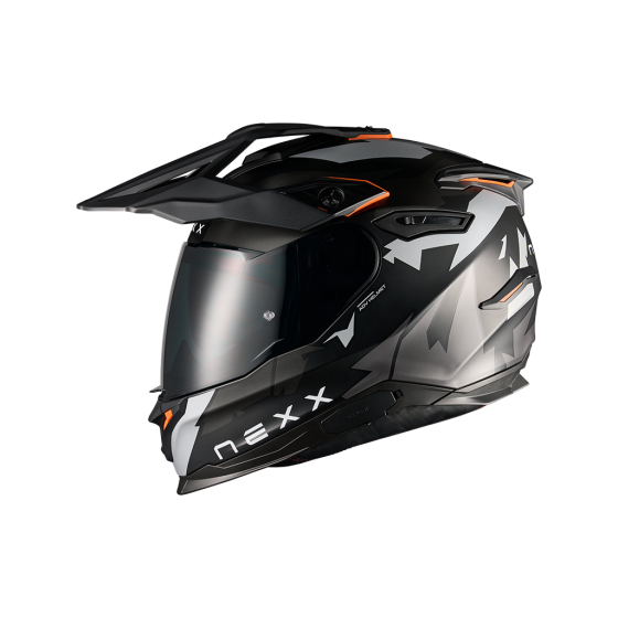 Адвенчър каска NEXX Y.TRAVL PRIMAL BLACK GREY MATT