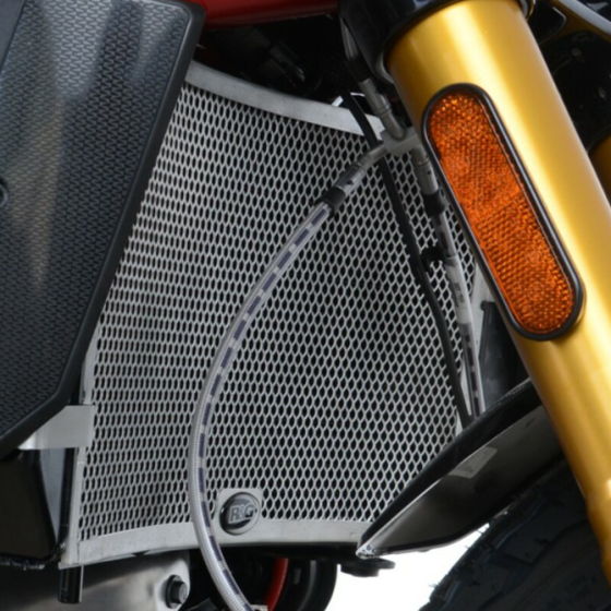 Протектор за радиатор R&amp;G RACING Radiator Guard Silver Indian FTR 1200