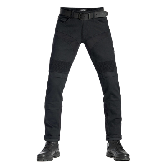 Мото дънки PANDO MOTO KARLDO SLIM BLACK - Men Slim-Fit Cordura®