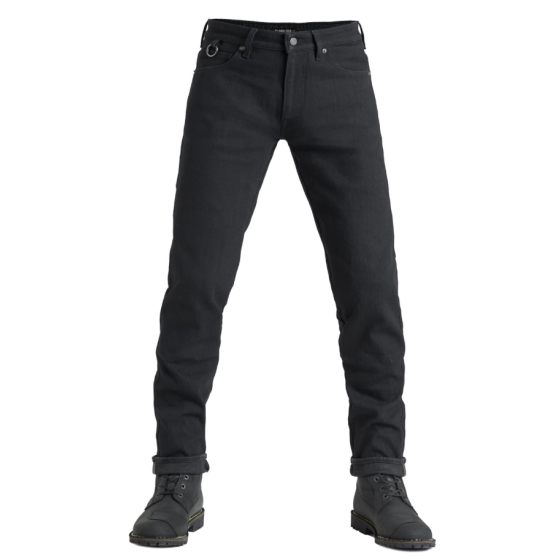 Мото дънки PANDO MOTO STEEL BLACK 02 - Slim-Fit Dyneema® - SUPER LONG