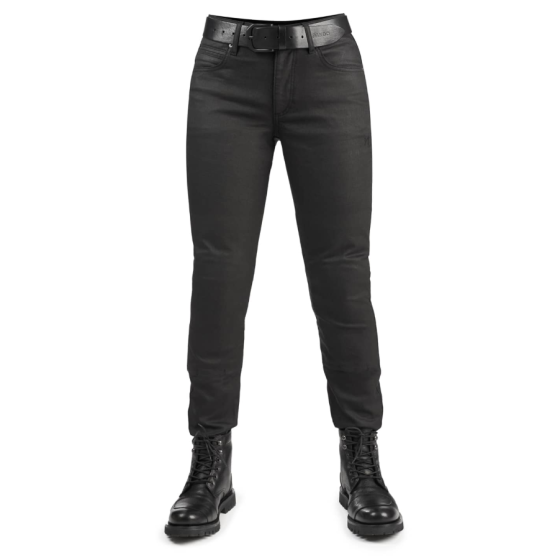 Дамски мото дънки PANDO MOTO LORICA BLACK A - Slim Fit Cordura® - LONG