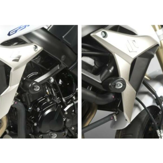 Краш тапи R&amp;G RACING Aero Crash Protectors Black Suzuki GSR 750 11-16