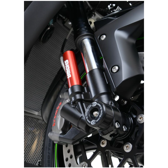 Краш тапи за ост R&amp;G RACING Fork Protector Black Kawasaki ZX-10R 16-25