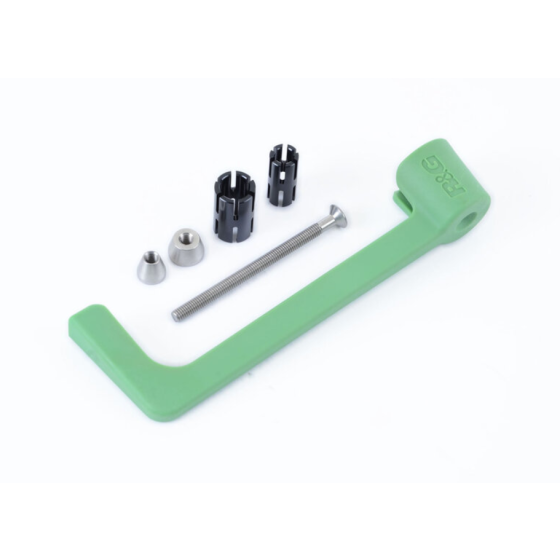 Протектори за кормило R&amp;G RACING Moulded Lever Guard - Green Aprilia RS660 20-24