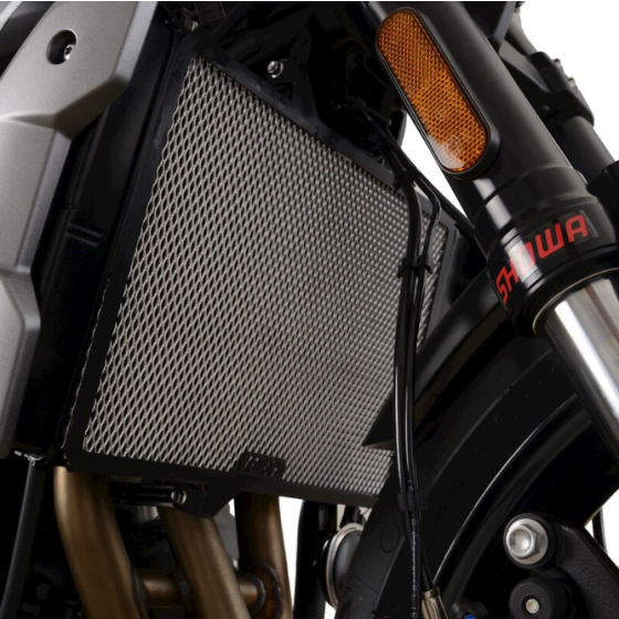 Протектор за радиатор R&amp;G RACING Radiator Guard - RED Triumph Trident 660 21-26