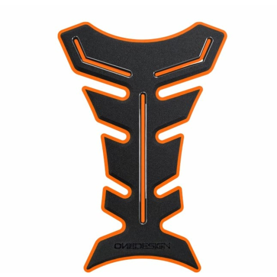 Протектор за резервоар MEDIO BLACK - ORANGE