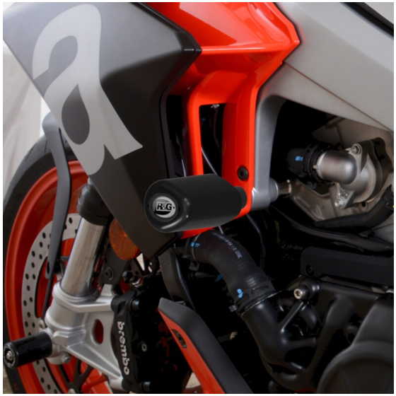 Краш тапи за ост R&amp;G RACING Aero Crash Protectors Black - Aprilia Tuono 660 22-24