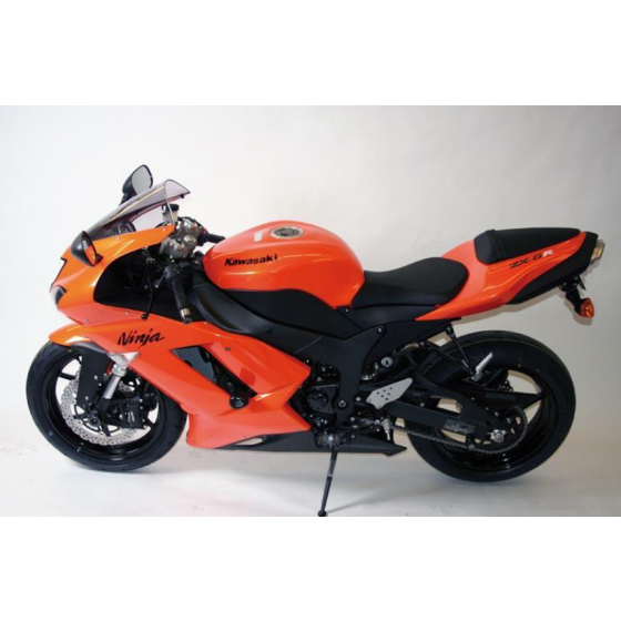 Краш тапи R&amp;G RACING Aero Crash Protectors Black Kawasaki ZX6R 07-12