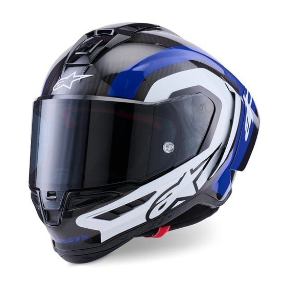 Каска ALPINESTARS Supertech R10 Arius Black/White/Blue