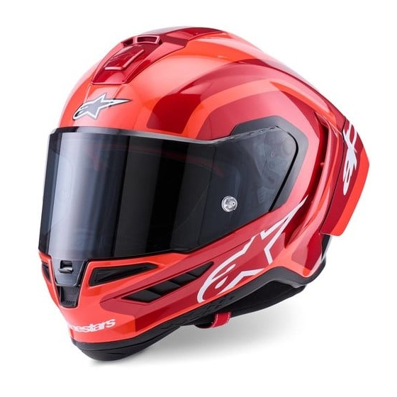 Каска ALPINESTARS Supertech R10 Arius Black/White/Duo Red