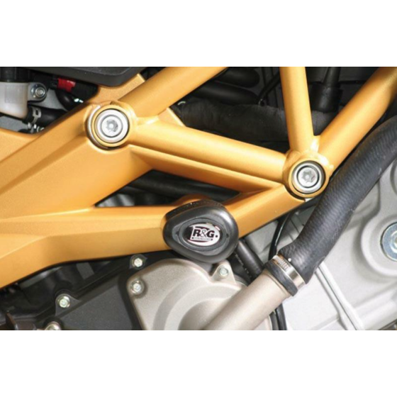 Краш тапи R&amp;G RACING Aero Crash Protectors Black Aprilia Dorsoduro/Shiver 750