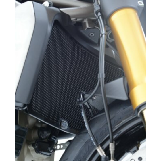 Протектор за радиатор R&amp;G Racing Aluminium Radiator guard Silver - Ducati monster 1200 14-20