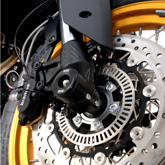 Краш тапи за ост R&amp;G RACING Fork Protectors Black MOTO MORINI X-CAPE 650 22-26