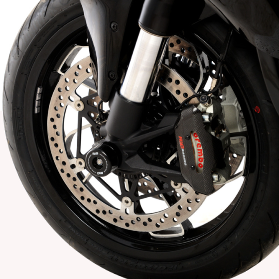 Краш тапи за ост R&amp;G RACING Fork Protectors Black Ducati Diavel V4 23-26
