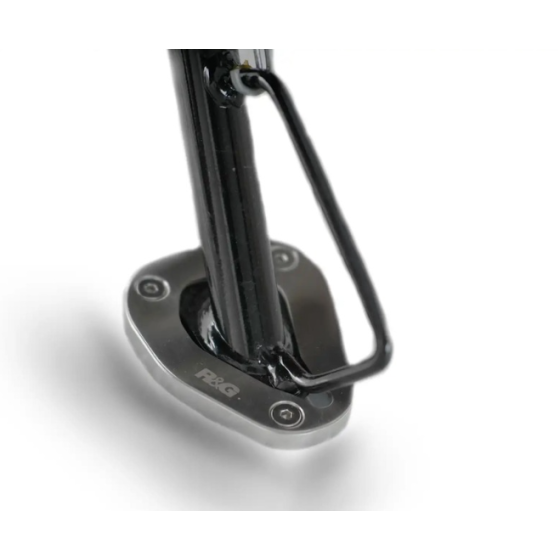 Адаптер за странична стойка R&amp;G RACING Kickstand Shoe - Silver BMW G310R 18-25