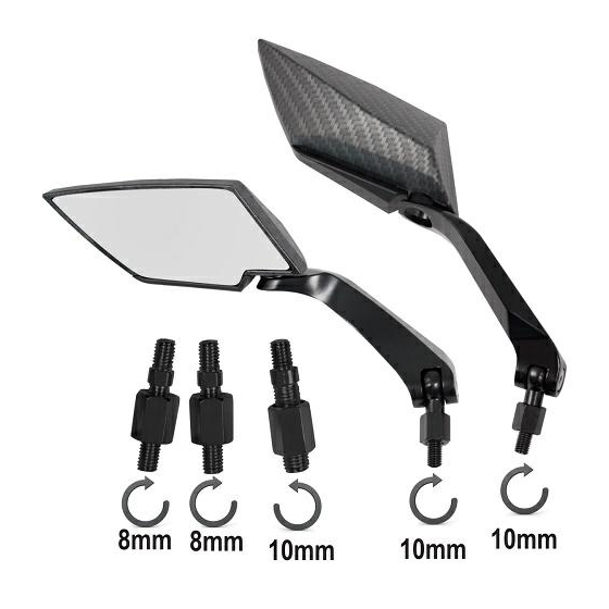 Огледала за мотор A-PRO SR4810 CARBON