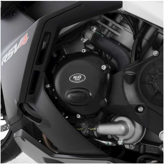Протектор за двигател R&amp;G RACING (Generator) Left Crankcase Protection Cover Black Aprilia Tuono 1100 V4 21-24 / RSV4 1100 22-24