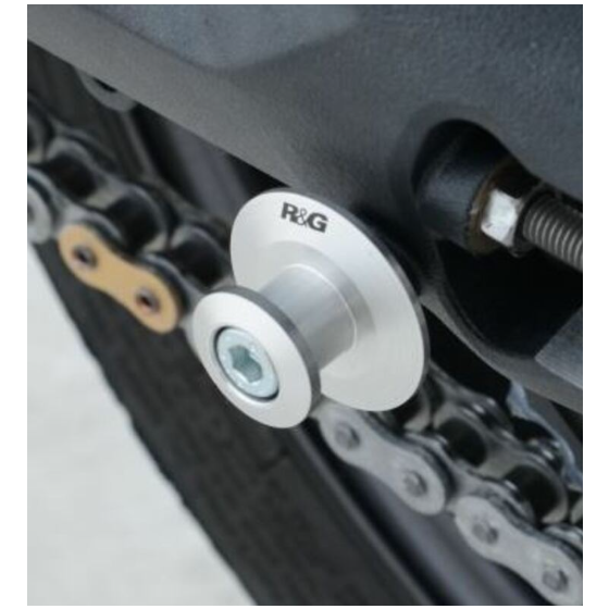 Адаптери за стойка R&amp;G RACING M10 x 1.25 Silver Bobbins