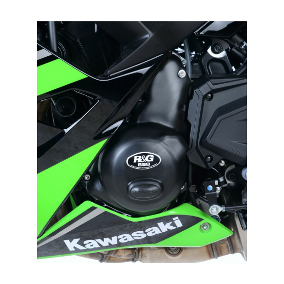 Протектор за двигател R&amp;G RACING Race Series Left Crankcase Protection Cover Black Kawasaki Ninja / Z 650