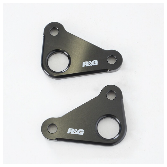 Адаптери за куки R&amp;G RACING Tie Down Hooks Black Ducati Panigale V4 18-24