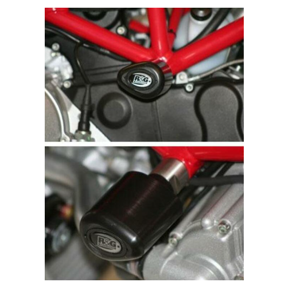 Краш тапи R&amp;G RACING Aero Crash Protectors Black Ducati Monster