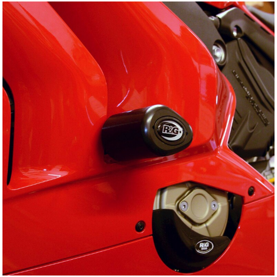 Краш тапи R&amp;G RACING Aero Crash Protectors Black Ducati Panigale V4 18-24