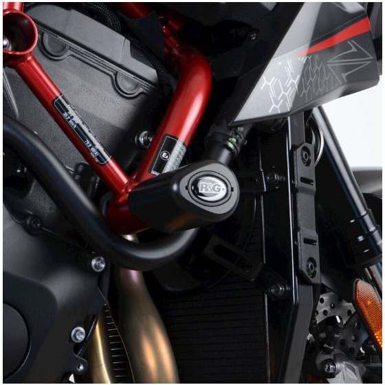 Краш тапи R&amp;G RACING Aero Crash Protectors Black Kawasaki ZH2 20-25