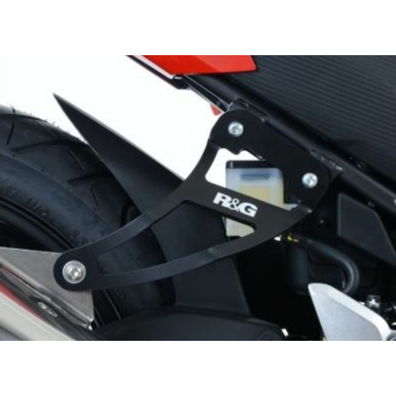 Стойка за генерация R&amp;G RACING black Exhaust Hanger Kit Honda CBR300R 15-16