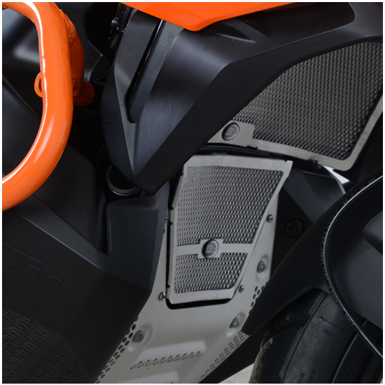 Протектор за колектори R&amp;G RACING Titanium Downpipe grille - KTM 790 Adventure 19-20