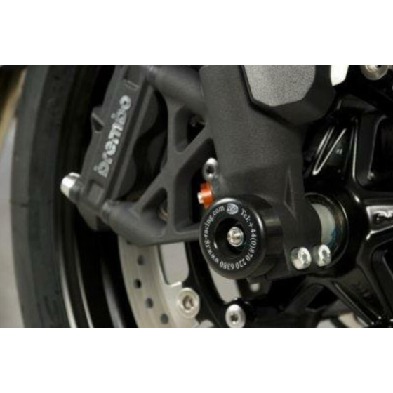Краш тапи за ост R&amp;G RACING Fork Guards Black Triumph Speed Triple 1050 11-16 / R 11-17 / S 16-20
