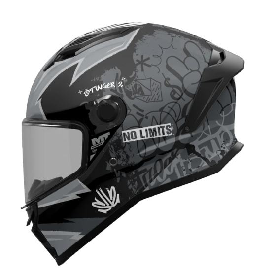 КАСКА MT STINGER 2 TAGGER B2 MATT