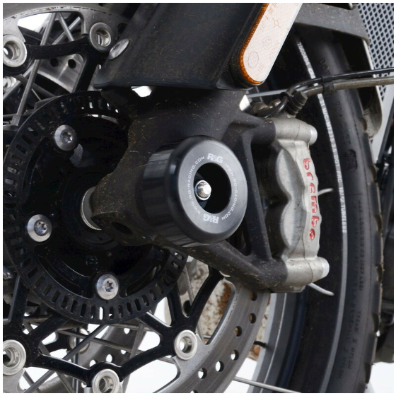 Краш тапи за ост R&amp;G RACING Fork Guards Black Triumph Scrambler XE/XC 19-24