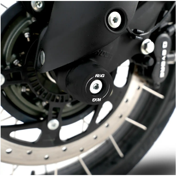 Краш тапи за ост R&amp;G RACING Fork Guards Black Royal Enfield Himalayan 450 24-26