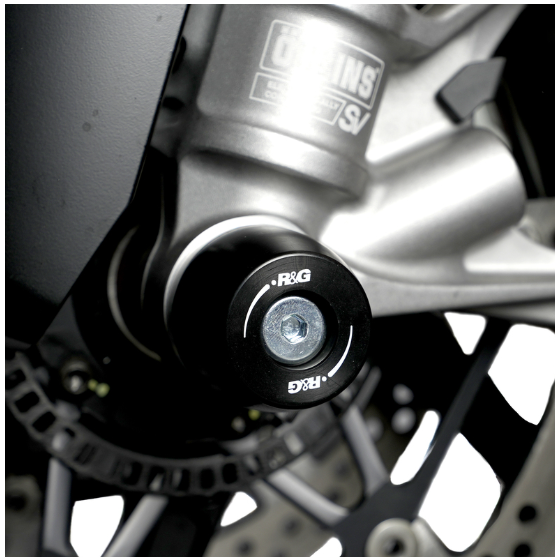 Краш тапи за ост R&amp;G RACING Fork Protection Black Ducati Panigale V4 25-26