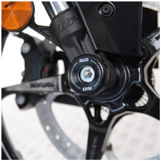 Краш тапи за ост R&amp;G RACING Fork Protectors Black KTM RC 125 22-26 / 390 22-26 / Duke 125 /390 24-26