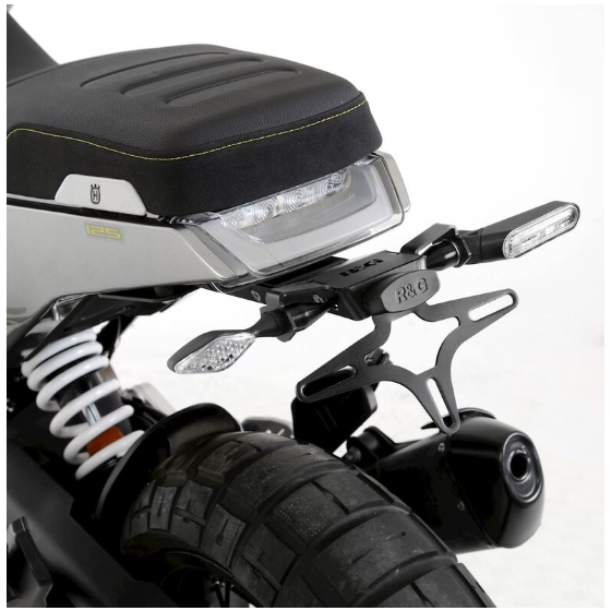 Стойка за номер R&amp;G RACING Licence Plate Holder - Black Husqvarna Svartpilen / Vitpilen 401 20-23