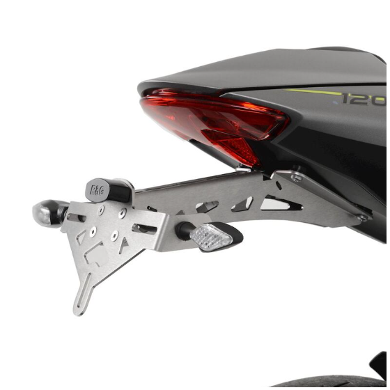 Стойка за номер R&amp;G RACING Licence Plate Holder - Silver Triumph Speed Triple 1200 RS 21-24