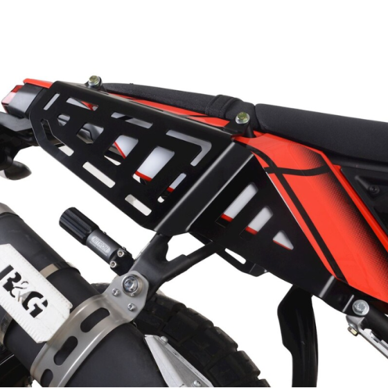 Монтажен комплект за куфари R&amp;G RACING Luggage Side Rails Black - Yamaha Tenere 700 19-24