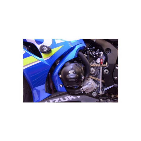 Протектор за двигател R&amp;G RACING Race Series Left Cranckase Protection Cover Black Suzuki GSX-R1000 17-21