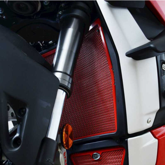 Протектор за радиатор R&amp;G RACING Radiator Guard - RED Ducati Streetfighter V4 20-23 / Panigale V4 18-23
