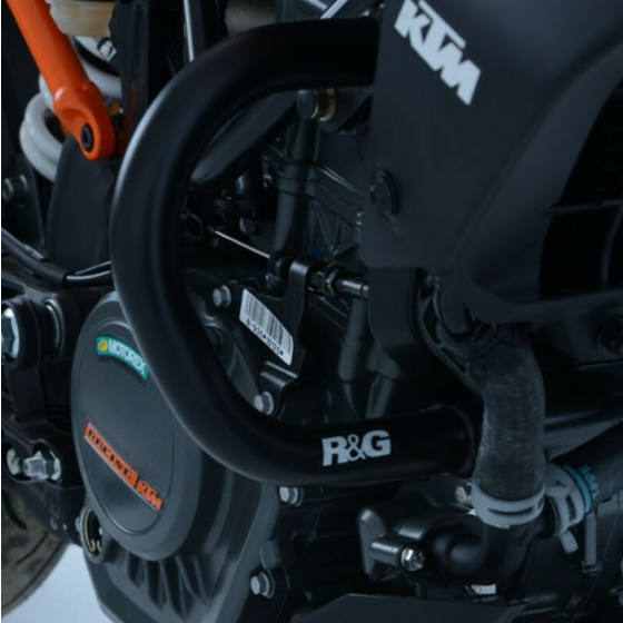 Краш барове R&amp;G RACING Side Protections Orange KTM Duke 390 17-23