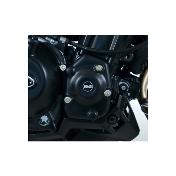 Протектор за двигател R&amp;G RACING Starter Right Crankcase Protection Cover Black Kawasaki Z900 17-26