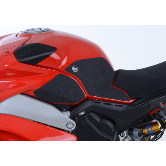 Протектор за резервоар R&amp;G RACING Tank Traction Pad 4 Pieces Black Ducati Panigale V4 18-24
