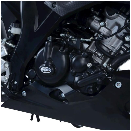 Протектор за двигател R&amp;G RACING (Clutch) Left Crankcase Protection Cover Black Suzuki GSX-R125 18-26